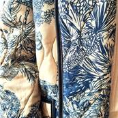 Veste matelassée imprimé toile de Jouy 