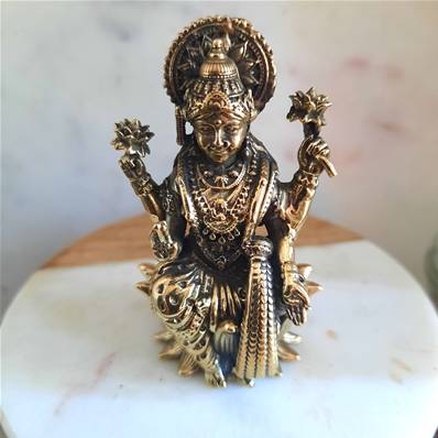 Statue Lakshmi Déesse de la prospérité, de la fortune, de la beauté