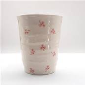 Tasse japonaise motif trèfles roses 10cm