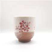 Tasse japonaise motif fleurs de cerisier roses 9 cm