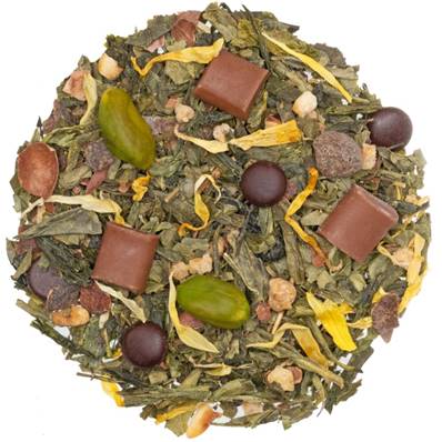 Thé Vert " Secret d'Ispahan" -Chocolat Pistache-
