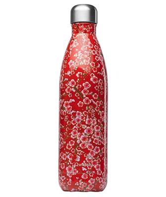 Bouteille isolante inox "fleurs de cerisier" rouge 750 ml