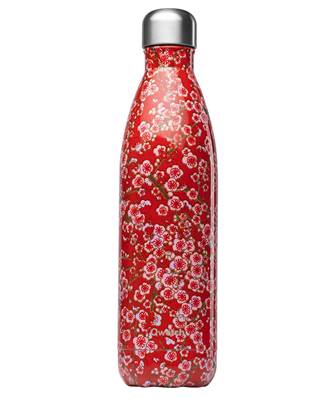 Bouteille isolante inox "fleurs de cerisier" rouge 750 ml