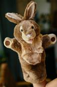 Peluche Marionnette Monsieur Lapin sauvage