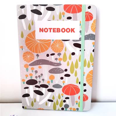Carnet de poche champignons 9x14cm