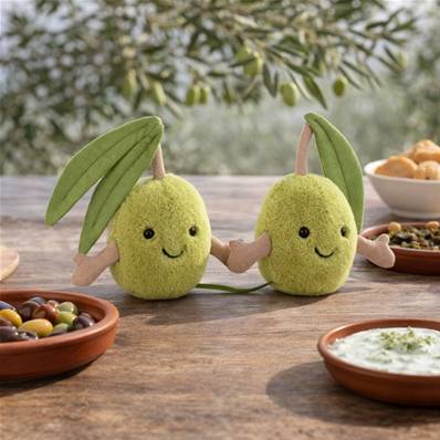 Peluche Jellycat olives