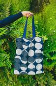 Sac coton Tote bag indigo japonais yukiwa