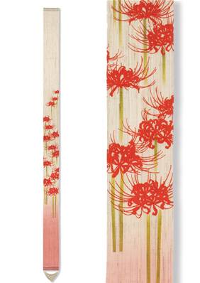 Décoration artisanale japonaise "Higanbana", Fleur d'équinoxe 170cm