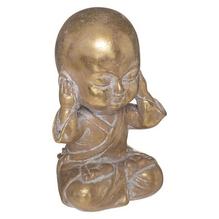 Bouddha Ne Rien Voir, Dire, Entendre Mains sur les oreilles 12 cm