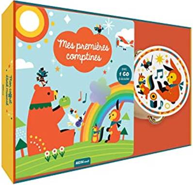 Mon coffret d'éveil musical Mes premières comptines - Avec 1 tambourin