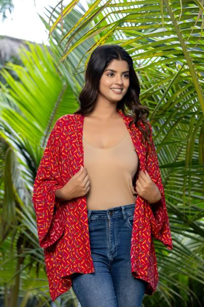 Veste manches kimono