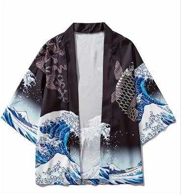 Kimono court vague Hokusai