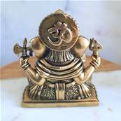 Ganesh assis, Dieu Hindou de la Sagesse et de la Chance