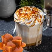 Caf moulu parfum Caramel
