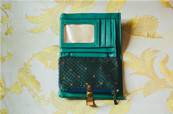 Porte feuille coloré avec avec porte monnaie intérieur tissus 13x10cm