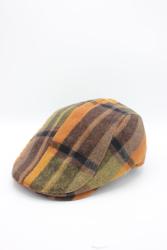 Casquette d'hiver rglable en laine orange