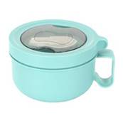 Lunch Box ronde en inox double paroi 75cl – Couleur bleu