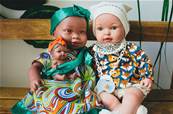 Poupée Africaine Aya et son bébé