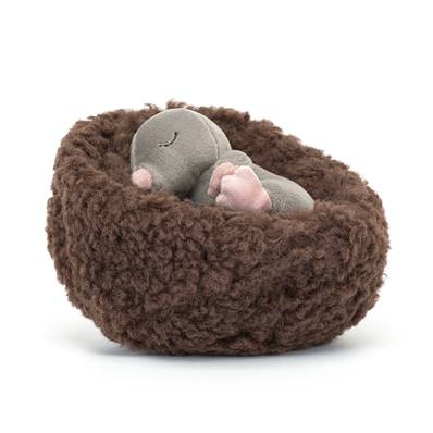 Peluche taupe qui hiberne Jellycat