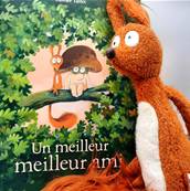 Peluche écureuil Ecole des Loisirs