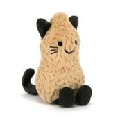 Peluche Jellycat amuseables peanut cat outfit