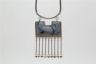 Collier ethnique Tibétain avec pampilles Vijñâna