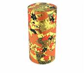 Bote  th mtal japonaise or et rouge 200 gr