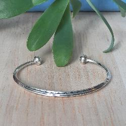 Bracelet Touareg Ethnique en argent grav Homme/Femme Afaraj