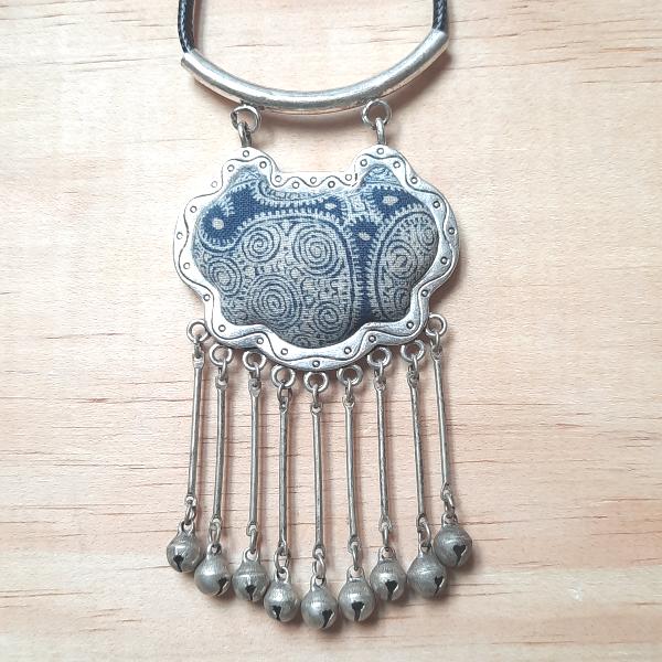 Collier ethnique Tibétain avec pampilles Vijñâna