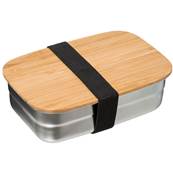 Lunch box en inox et bambou de 0,85 litre