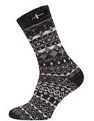 Chaussettes 80% laine flag suede noir 35-38