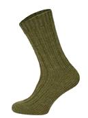Chaussettes 29% laine 11% alpaga kaki 35-38