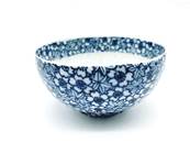 Tasse à thé japonaise procelaine très fine fleurs bleues
