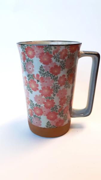 Mug japonais motif Fleurs de cosmos