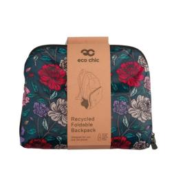 Sac à dos pliable et imperméable recyclé florale