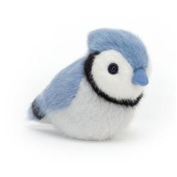 Peluche geai -Birdling Blue Jay Jellycat – Élégance et douceur venue du ciel