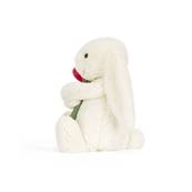 Peluche lapin avec une rose dans les bras Jellycat