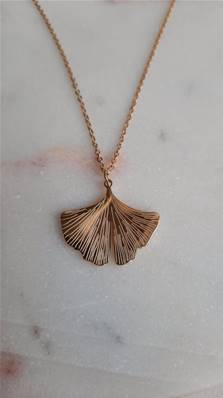 Collier 1 Feuille de Gingko