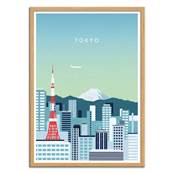 Affiche Tokyo Japon 50x70cm Katinka Reinke