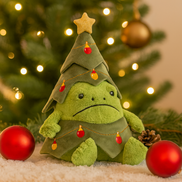 Peluche Grenouille Sapin de Noël Jellycat