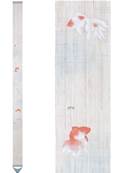 Dcoration artisanale japonaise Trois poissons rouges KOI 170 cm