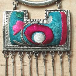 Collier ethnique Tibétain avec pampilles Chödzin