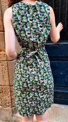 Robe courte Rekha motif floral