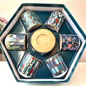 Coffret 6 tasses 11cl Mandalay