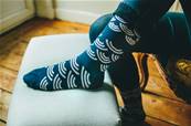 Chaussettes motifs japonais