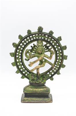 Statuette Shiva en bronze Nataraja 9,50 cm