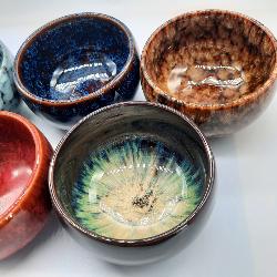 Coffret 5 tasses à thé assorties