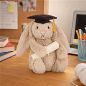 Peluche Jellycat lapin diplôme