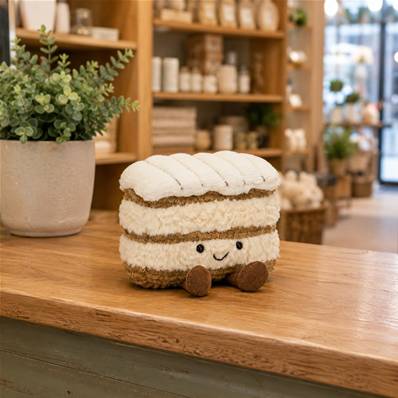 Peluche Jellycat gateau Mille-Feuille Millie