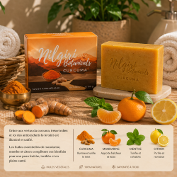 Savon ayurv�dique NILGIRI Curcuma